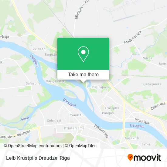 Lelb Krustpils Draudze map