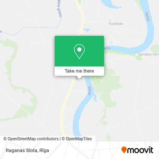 Raganas Slota map