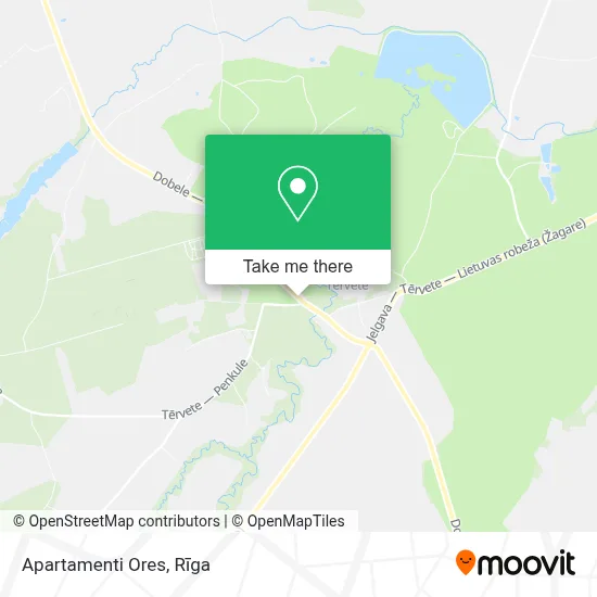 Apartamenti Ores map