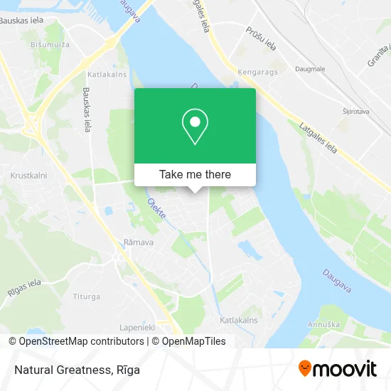 Natural Greatness map