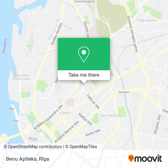 Benu Aptieka map