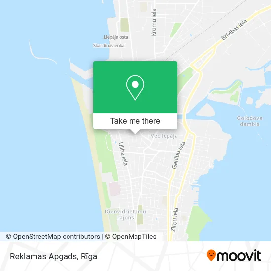 Reklamas Apgads map