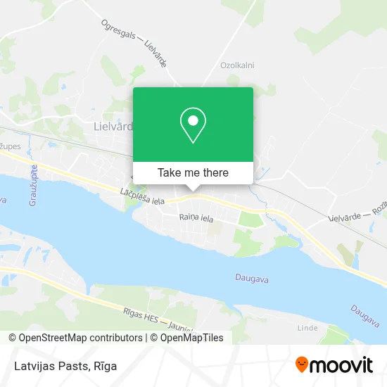 Latvijas Pasts map
