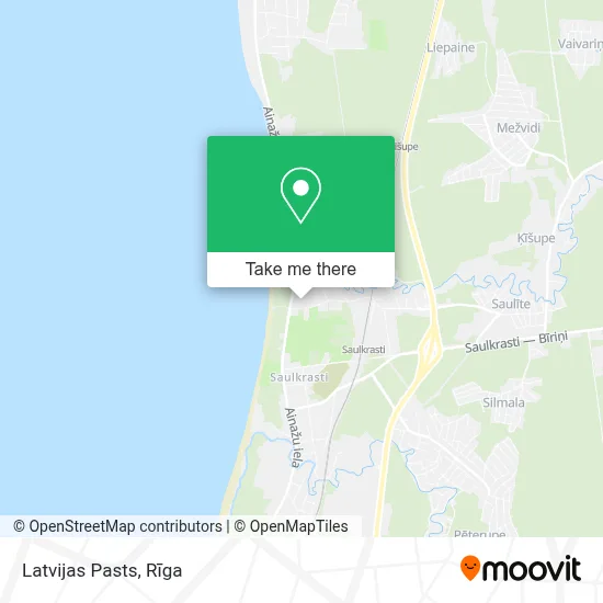 Latvijas Pasts map
