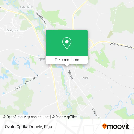 Ozolu Optika Dobele map