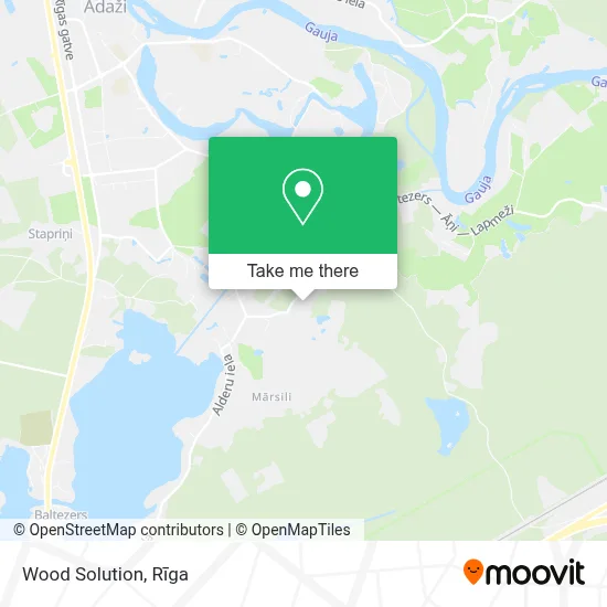 Wood Solution map