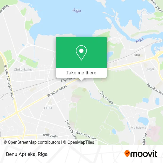 Benu Aptieka map