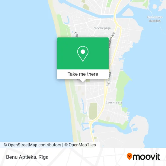 Benu Aptieka map