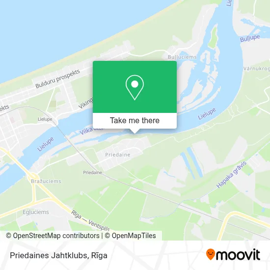 Priedaines Jahtklubs map
