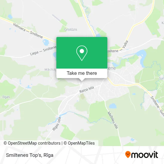 Smiltenes Top's map