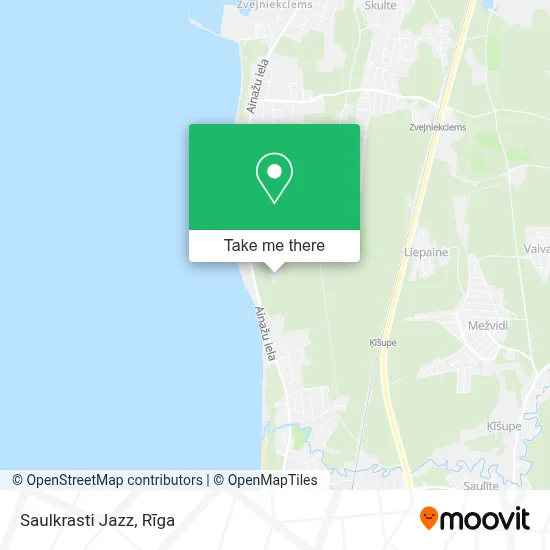 Saulkrasti Jazz map