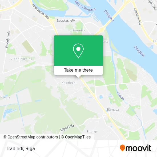 Trādirīdi map