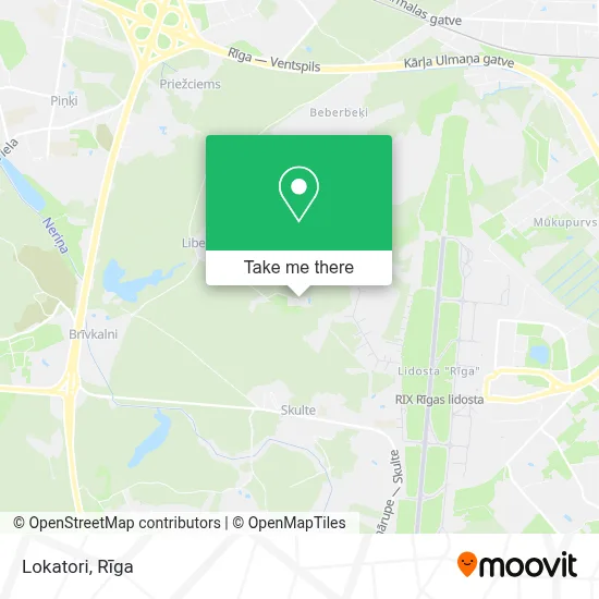 Lokatori map