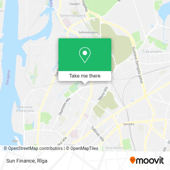 Sun Finance map