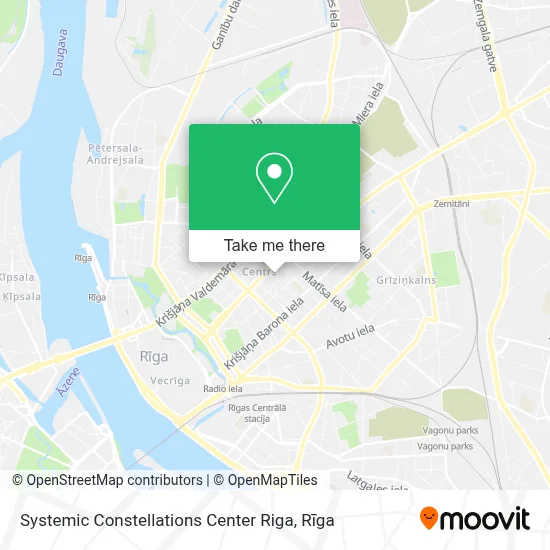 Systemic Constellations Center Riga map