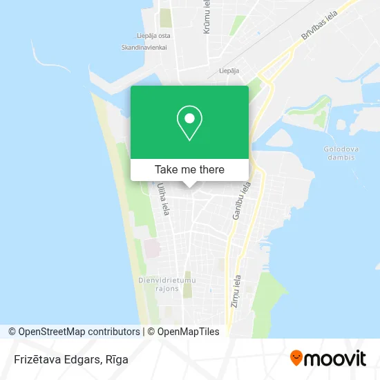 Frizētava Edgars map