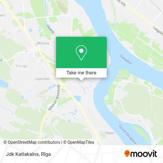 Jdk Katlakalns map