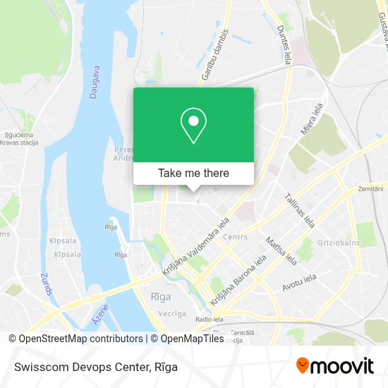 Swisscom Devops Center map