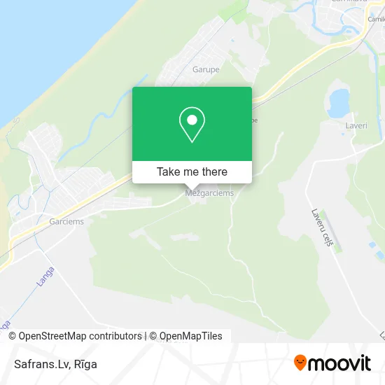 Safrans.Lv map