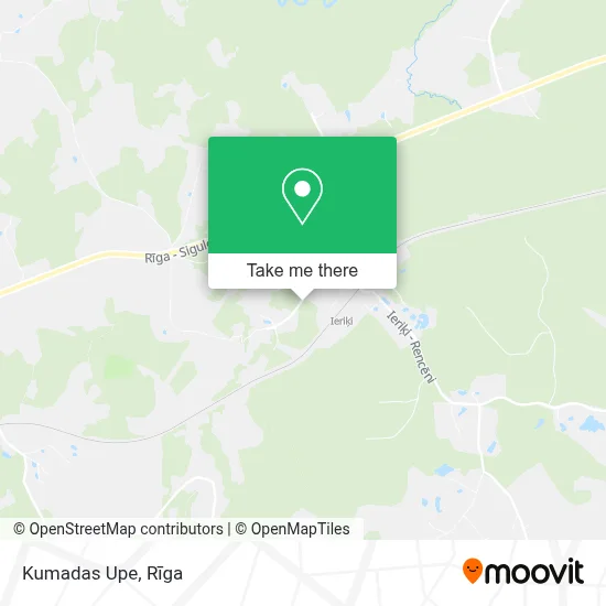 Kumadas Upe map