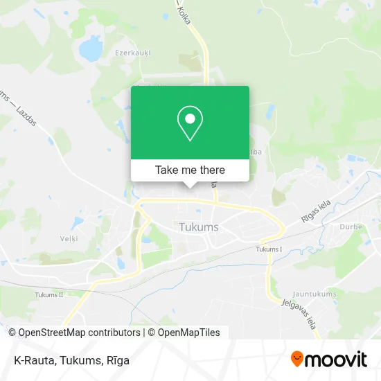 K-Rauta, Tukums map