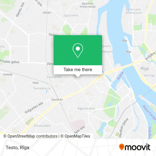 Testo map