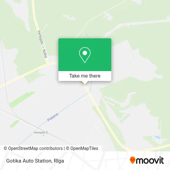 Gotika Auto Station map