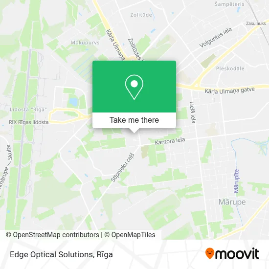 Edge Optical Solutions map