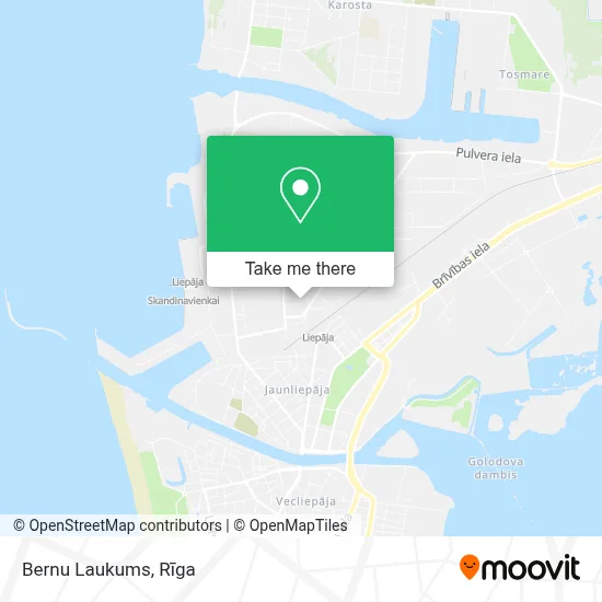 Bernu Laukums map