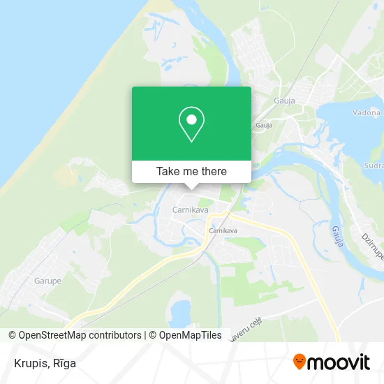 Krupis map