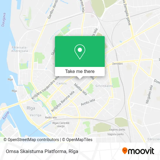 Omsa Skaistuma Platforma map