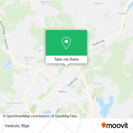 Vadzols map