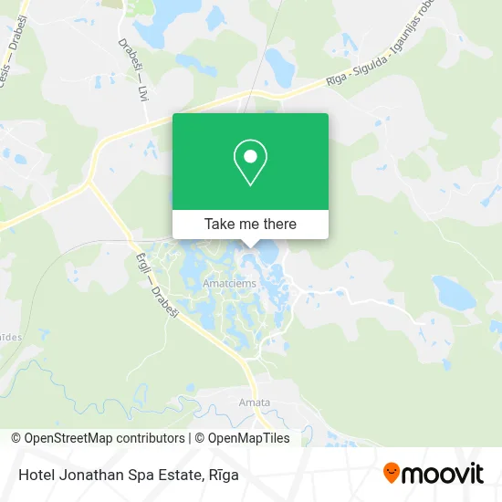 Hotel Jonathan Spa Estate map