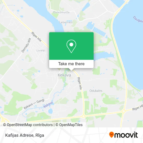 Kafijas Adrese map