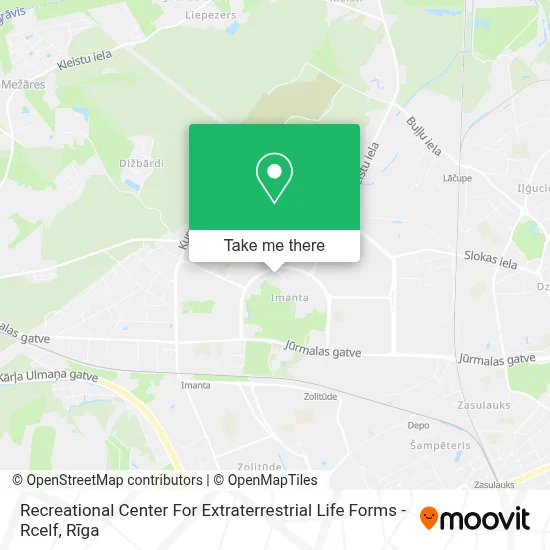 Recreational Center For Extraterrestrial Life Forms - Rcelf map