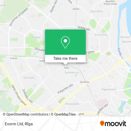 Evorm Ltd map