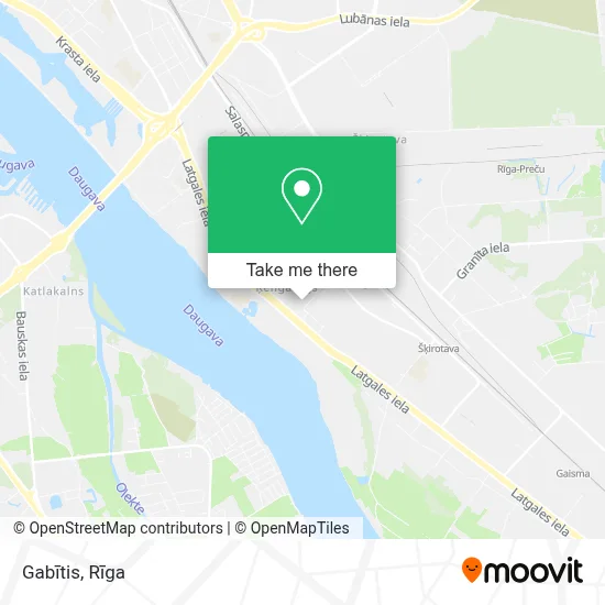 Gabītis map