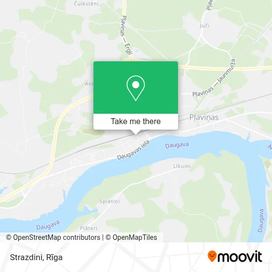 Strazdini map