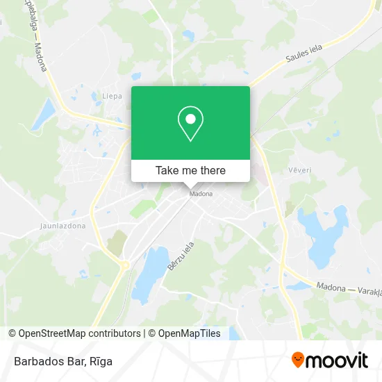 Bar Barbados map