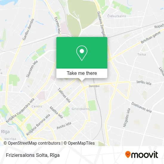 Friziersalons Solta map