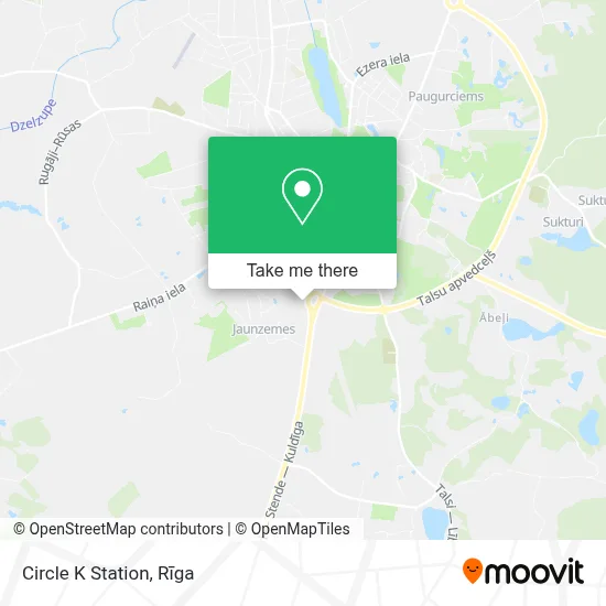 Circle K Station map