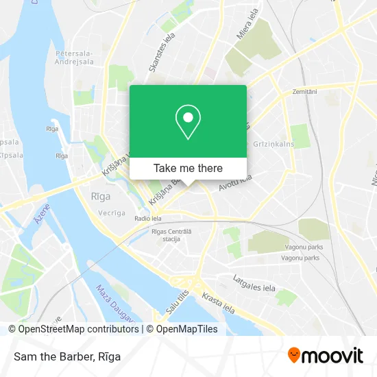 Sam the Barber map