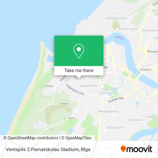 Ventspils 2.Pamatskolas Stadium map