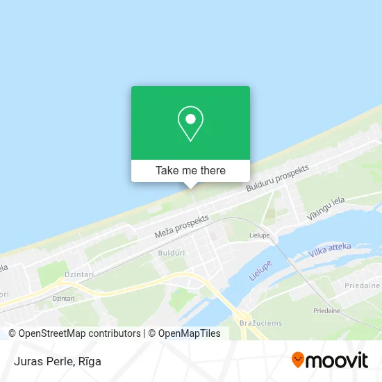 Juras Perle map