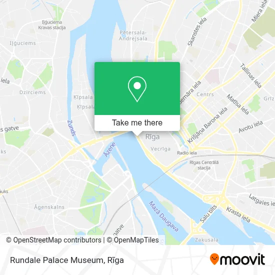 Rundale Palace Museum map