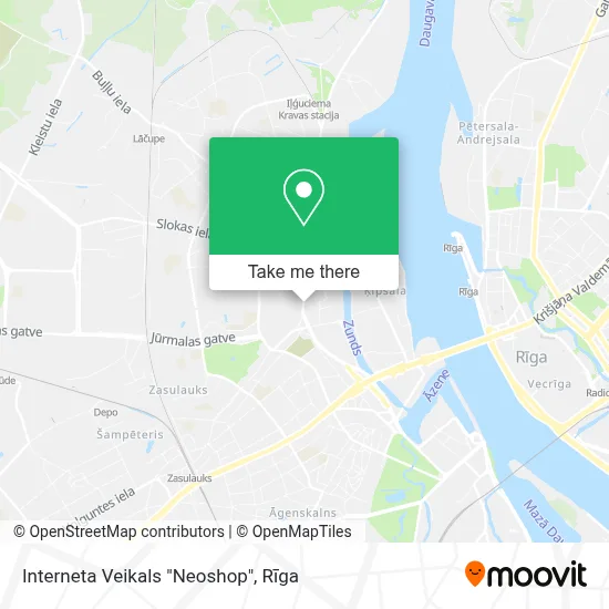 Interneta Veikals "Neoshop" map