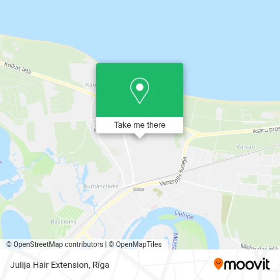 Julija Hair Extension map