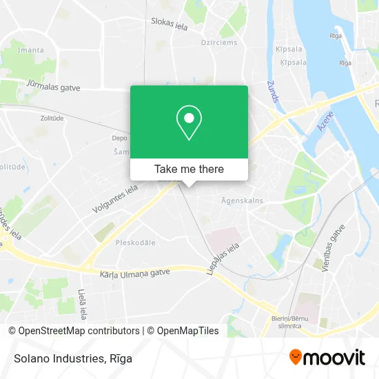Solano Industries map