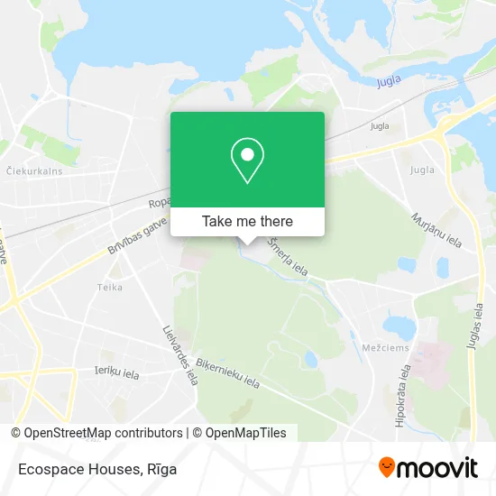 Ecospace Houses map