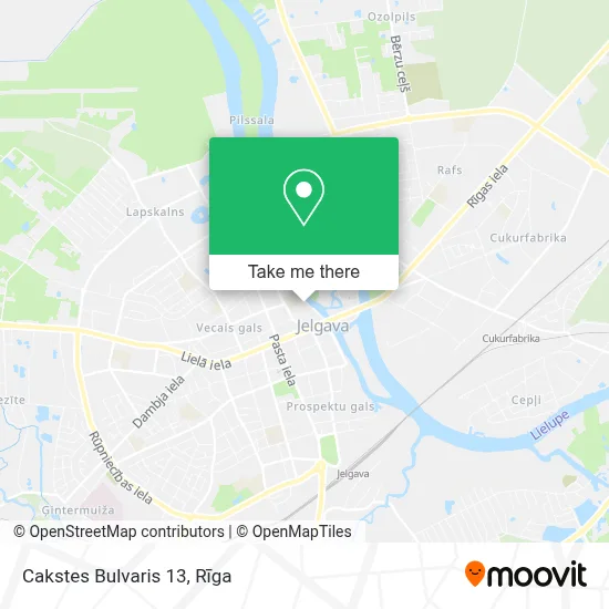 Cakstes Bulvaris 13 map